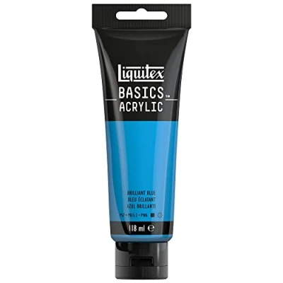 Afbeelding van Liquitex Basics Acryl Tube 118 ml stralend blauw ROW