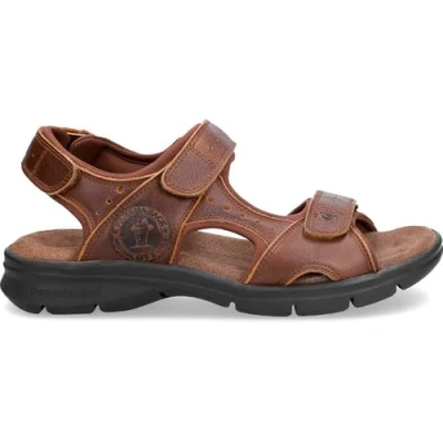 Afbeelding van Panama Jack Salton Basic Sandalen met open teen voor heren, Bruin Cuero C4