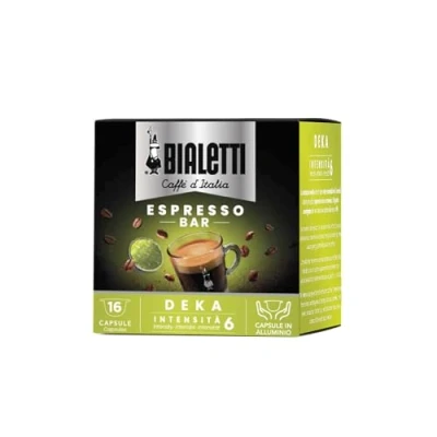 Image de Bialetti Caffè d&#039;Italia Lot de 8 capsules café décaféinées compatibles avec le système Bialetti, chaque capsule contient 7 g + 400 Gourmet Italian Polpa di Pomodoro