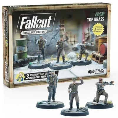Afbeelding van Fallout: Wasteland Warfare NCR: Top Brass Uitbreiding Modiphius Entertainment