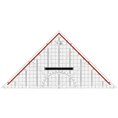 Afbeelding van M+R geodriehoek, 32 cm geodriehoek
