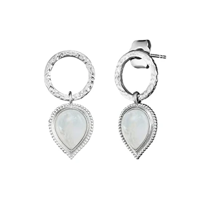 Afbeelding van Engelsrufer Dames Oorknop 925 Zilver MondSteen One Size 32020113