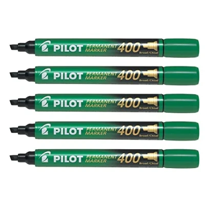 Afbeelding van Pilot Permanent Marker 400 beitelpunt groen