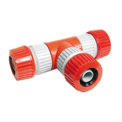 Afbeelding van T vertakking 12 18mm met 3 slanghouders
