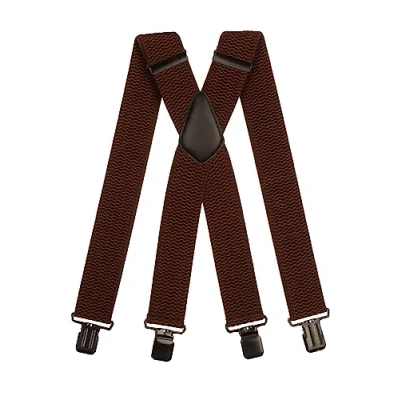 Afbeelding van Olata bretels met 4 clips, XXL, extra sterk, volledig verstelbaar, dikke stof 5 cm