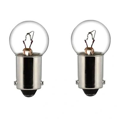 Afbeelding van cyclingcolors 2 x lamp 6 V 5 W BA9S wereldbol 15 mm auto motorfiets scooter licht positie kentekenplaat