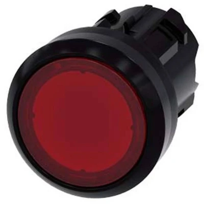 Afbeelding van Siemens 3SU10010AB200AA0 3SU1001 0AB20 0AA0 Verlichte druktoets Bedieningsknop vlak, Kunststof frontring Rood 1 stuk(s)
