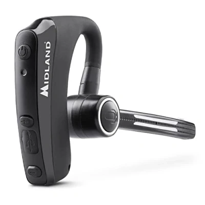 Afbeelding van Midland Dual Bluetooth Headset C1521 met PTT voor handsfree communicatie
