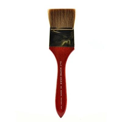 Afbeelding van Winsor &amp; Newton Sceptre Gold II Wasborstel, 50 mm