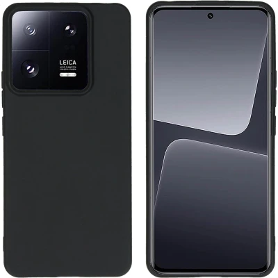 Afbeelding van iMoshion Hoesje Geschikt voor Xiaomi Redmi Note 13 Pro (5G) / Poco X6 Siliconen Color Backcover Zwart
