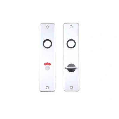 Afbeelding van Wovar WC deurbeslag aluminium kortschild 63/8 Per Set