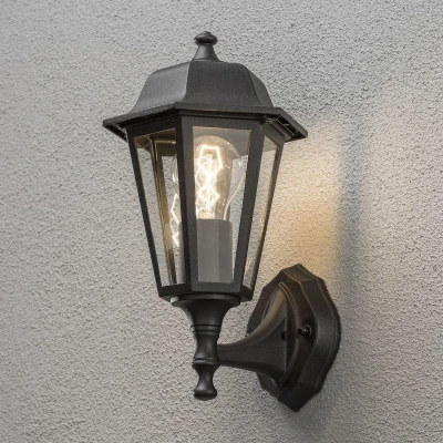 Afbeelding van Konstsmide 7094 750 wandverlichting Geschikt voor buitengebruik Zwart
