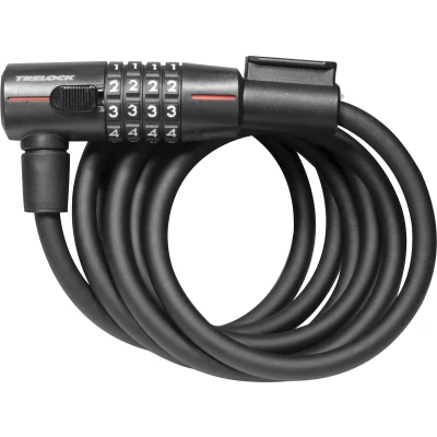 Afbeelding van Trelock SK312 spiraalkabelslot code 180/12mm zwart