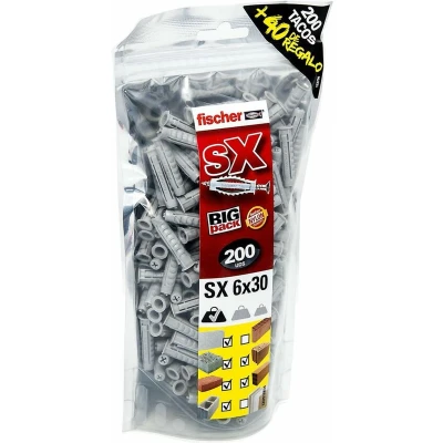 Afbeelding van Studs Fischer SX 519332 Ø 6 x 30 mm (240 Stuks)