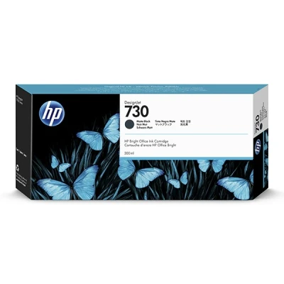 Image de Cartouche d’encre HP 730 DesignJet noir mat, 300 ml