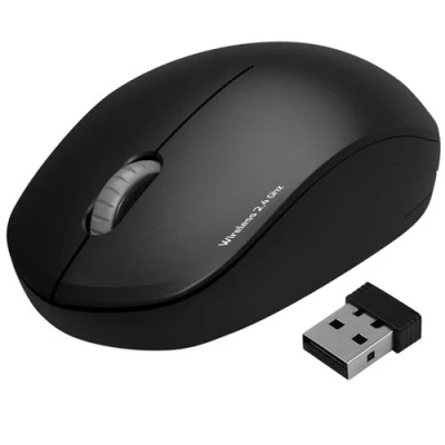Image de PORT Connect Collection Souris optique 3 boutons sans fil 2.4 GHz récepteur USB graphite