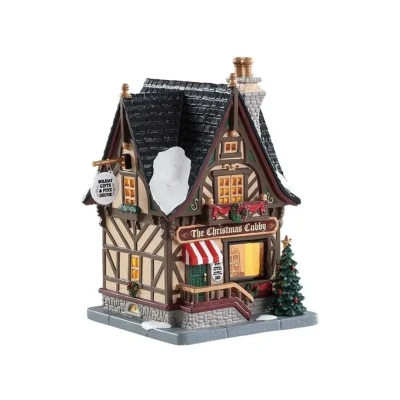 Afbeelding van The christmas cubby b/o led LEMAX