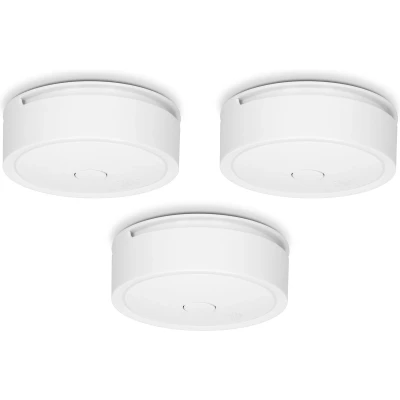 Afbeelding van Alecto SA61 3x Draadloze koppelbare rookmelder 10 jaar, 3 pack, wit White