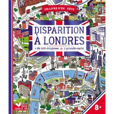 Image de Disparition à Londres livre avec carte