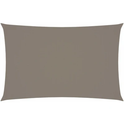 Afbeelding van Zonnescherm rechthoekig 4x7 m oxford stof taupe