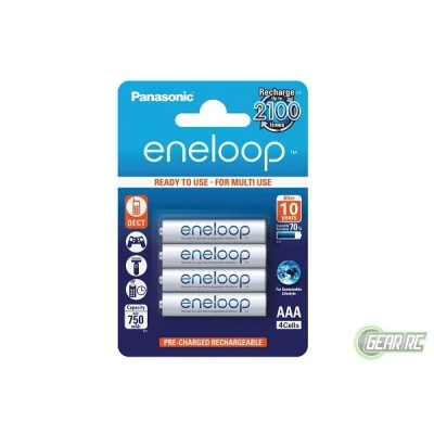 Afbeelding van 4aaa batterijen Sanyo eneloop AAA Micro Akku HR 4UTGB 4BP