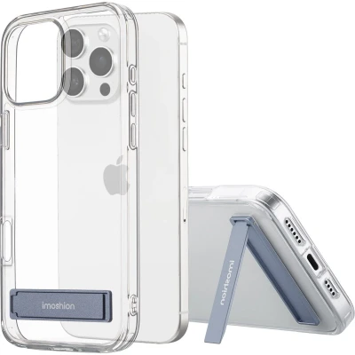 Afbeelding van imoshion Hoesje Geschikt voor iPhone 16 Pro Max Stand Backcover Transparant