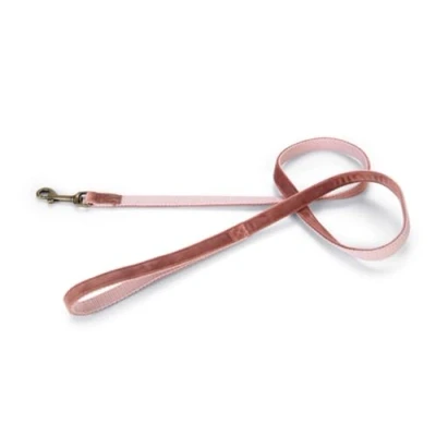 Afbeelding van Designed by Lotte Hondenriem Velura Fluweel Roze 120cm 15mm