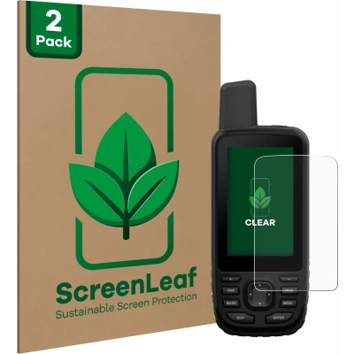 Afbeelding van ScreenLeaf Screenprotector voor Garmin GPSMAP 66s / 66st Duurzame schermbescherming Folie Beschermfolie transparant (2 Stuks)