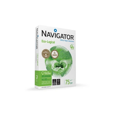 Afbeelding van Navigator Eco logical Printpapier Ft A4, 75 G, Pak Van 500 Vel Wit A4