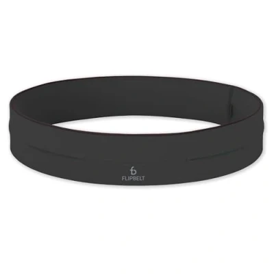 Afbeelding van FlipBelt Classic Running Belt Hardloopriem voor Telefoon, Water en Meer Unisex Donkergrijs L