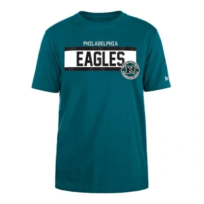 Afbeelding van Philadelphia Eagles Nfl Regular T shirt High Density Ink Screenprint Front Graphic Original Team Color Uniseks