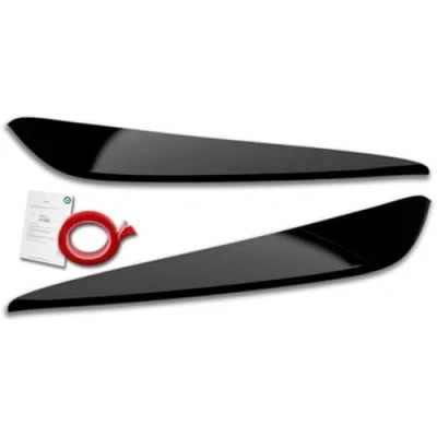 Afbeelding van Koplampspoilers compatibel met BMW 2 serie Gran Coupe (F44) 2019 (ABS zwart glanzend)