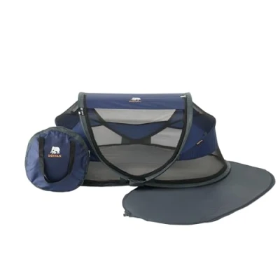 Afbeelding van Deryan Baby Luxe Campingbedje Inclusief zelfopblaasbare matras Navy