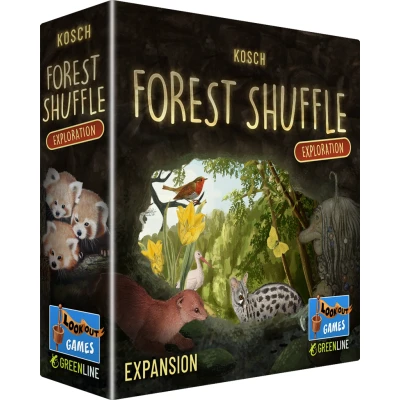 Afbeelding van Forest Shuffle: Exploration Engelstalige Uitbreiding voor het kaartspel Shuffle 1 5 spelers Vanaf 10 jaar Speelduur 60 minuten