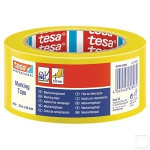 Afbeelding van Markeringstape Tesa 60760 PVC 50mmx33m geel