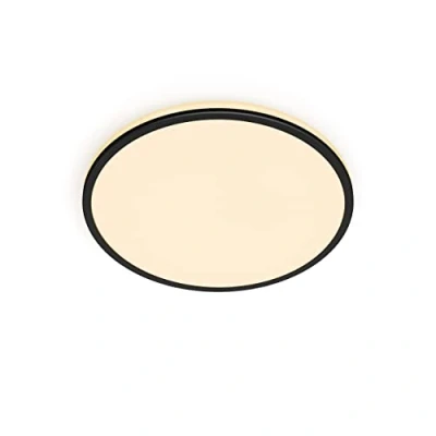 Afbeelding van Philips Ozziet plafondlamp rond zwart 18W 27K