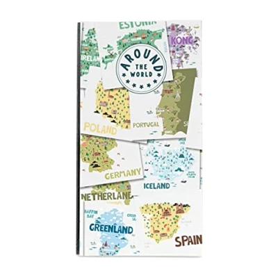 Afbeelding van Grupo Erik fotoalbum 10 x 15 cm Around The World met 96 hoezen en personaliseerbare omslag voor kinderen,