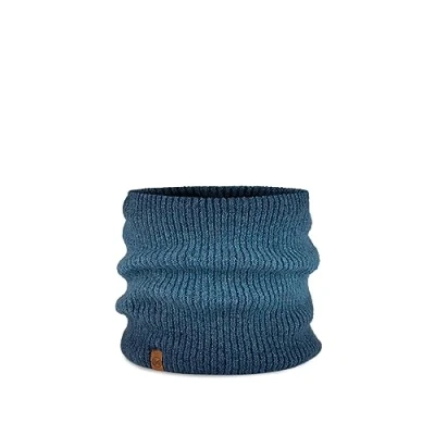 Afbeelding van Buff Scarf Knitted Fleece Marin Denim