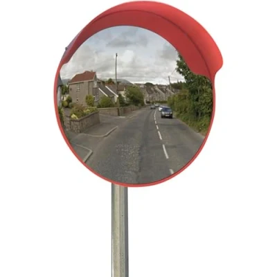 Afbeelding van Hyfive Veiligheidsingang convexe 45cm spiegel 18 garage weg blindspot