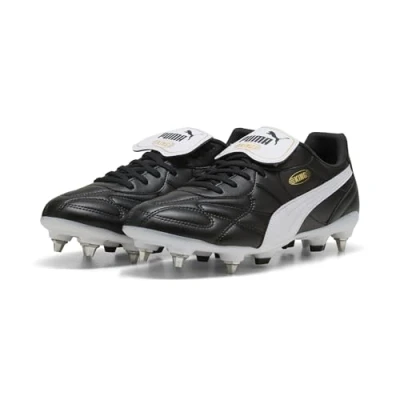 Afbeelding van KING TOP MxSG voetbalschoenen uniseks, Zwart/Wit/Goud, Maat 48 PUMA
