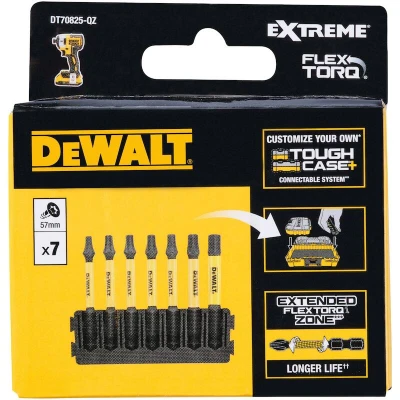Afbeelding van DeWalt Accessoires Bitset Houder + IMPACT Torsion 57 mm T15 x1, T20 x2, T57 T30 T40 x1