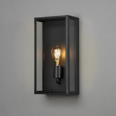 Afbeelding van Konstsmide Carpi 7349 750 Buitenlamp (wand), Wandlamp Spaarlamp, Gloeilamp, LED E27 Zwart