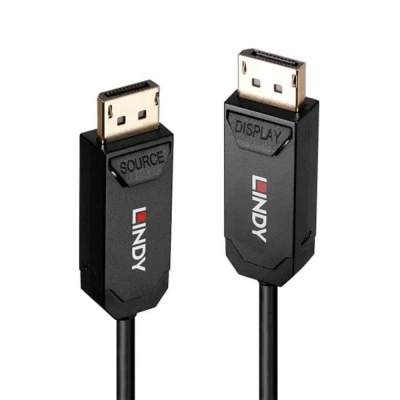 Afbeelding van LINDY 38522 DisplayPort kabel Aansluitkabel stekker 20.00 m Zwart