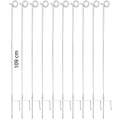 Afbeelding van Ako Veerstalenpaal met Krul 109 cm 10 Stuks