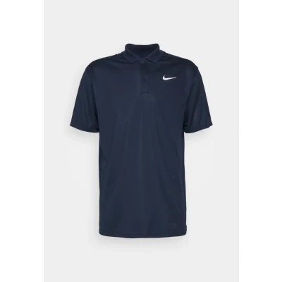 Afbeelding van Nike Golf M NK DF Vctry Solid POLO Poloshirt, Heren, Maat: Small, Obsidian/white