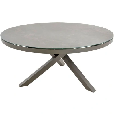 Afbeelding van Mojito tuintafel rond 150 cm ceramic beige