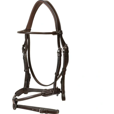 Afbeelding van Dyon Hoofdstel Round Leather Bruin Full Agradi.be