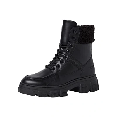 Afbeelding van Tamaris Snowboots, Dames, Maat: 39, Black comb Hoogwaardig imitatieleer