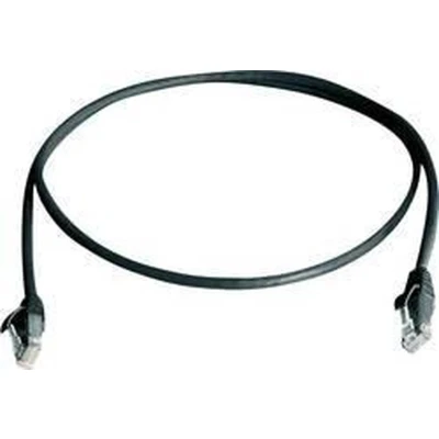 Afbeelding van Telegärtner L00002A0239 RJ45 Netwerkkabel, patchkabel CAT 6 U/UTP 3.00 m Zwart Vlambestendig, Halogeenvrij 1 stuk(s)