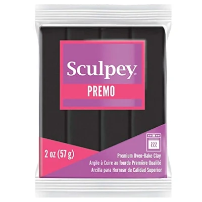 Afbeelding van Premo black klei 57 gr Sculpey